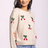 Mon Cherry Sweater