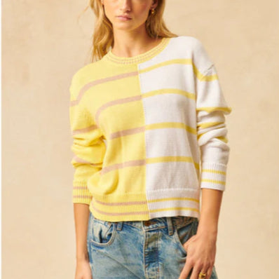 Monaco Stripe Knit Sweater