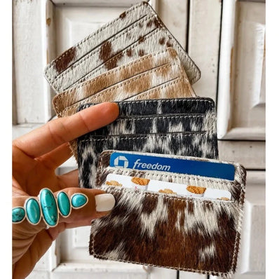 Cowhide Card Holder