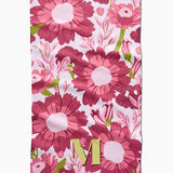 Geometry Monogram Floral Tea Towel
