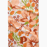 Geometry Monogram Floral Tea Towel