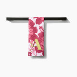 Geometry Monogram Floral Tea Towel