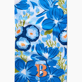 Geometry Monogram Floral Tea Towel