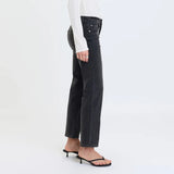 Rebel Mid Rise Slim Straight