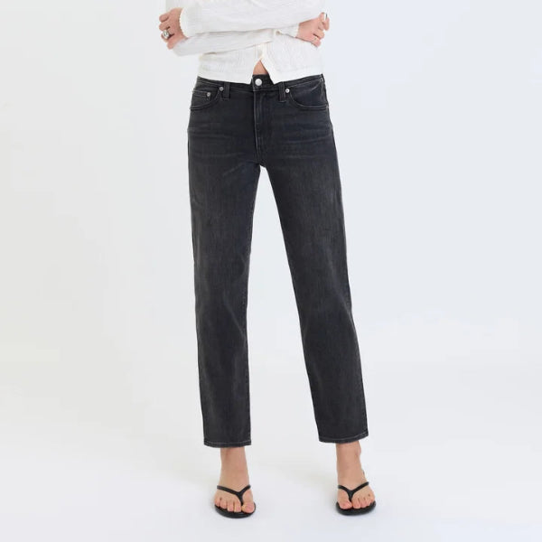Rebel Mid Rise Slim Straight