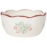 Camellia Stoneware Set/4 Nesting Bowls Assorted