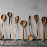 Olive Wood Slotted Spoon