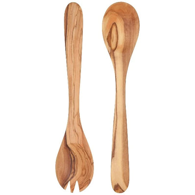 Olive Wood Salad Servers Set/2