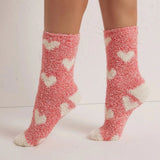 Plush Heart Socks (2-Pack)