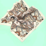 Large Paisley Pink Bandana Scarf