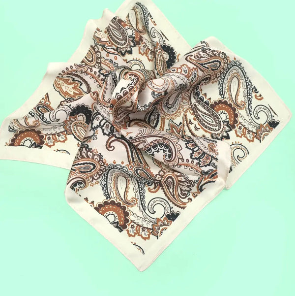 Large Paisley Pink Bandana Scarf