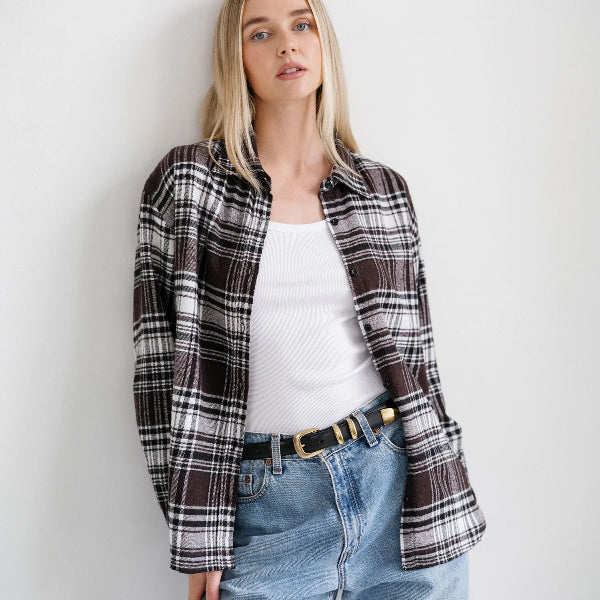 Plaid Button Up Shirt