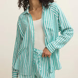 Perfect Linen Striped Top