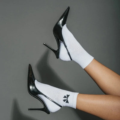 Printed Bow Socks