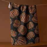 Geometry Autumn Kitchen Tea Towel