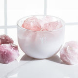 Rose Quartz Crystal Fragrance Bowl