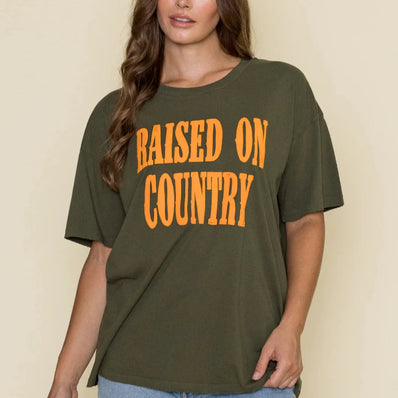 Raised On Country Merch Tee
