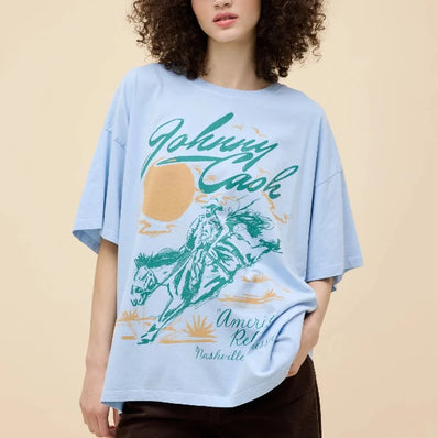 Johnny Cash American Rebel OS Tee