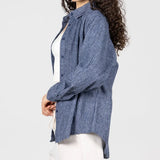Relaxed Fit Stripe Blouse
