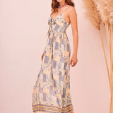 Ribbon Patchwork Dress