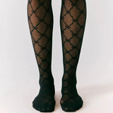 Ribbon Chain Tights