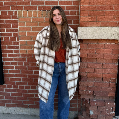 Emily Long Open Front Coat