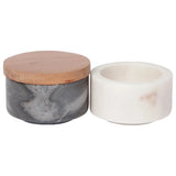 White Marble Salt Cellar