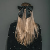 Large Satin Hair Bow