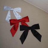 Satin Bow Hair Beret