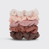 Textured Scrunchies 5pc Set