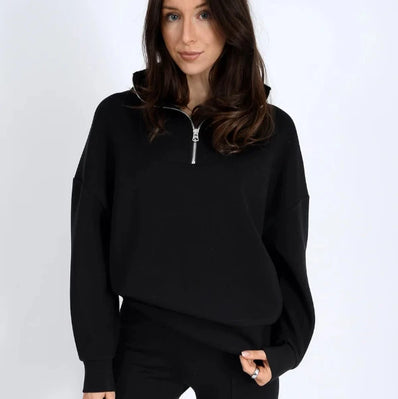 Seanni Modal Half Zip Pullover