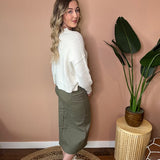 Seraphina Twill Skirt