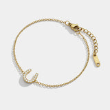Gold Horseshoe Bracelet