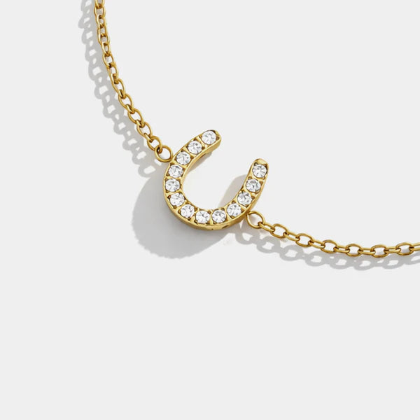 Gold Horseshoe Bracelet