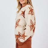 Show Time Start Intarsia Sweater