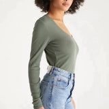 Sirena Rib Long Sleeve Tee