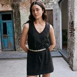 Sloane V-Neck Mini Dress