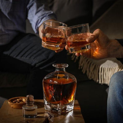 Stag Glass Decanter & Tumbler Set