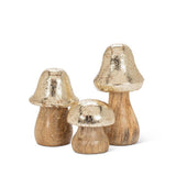 Set Of 3 Stubby Mushrooms