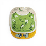 Sweet Pea & Wrecking Ball Baby Bibs Pack/2