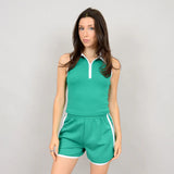 Tianna Soft Knit Sleeveless 1/2 Zip