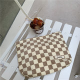 Travel Checker Cosmetic Bag