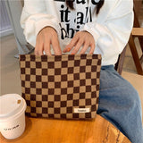 Travel Checker Cosmetic Bag