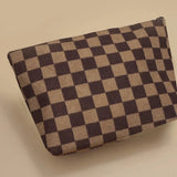 Travel Checker Cosmetic Bag