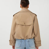 Simone Bubble Short Trench Coat