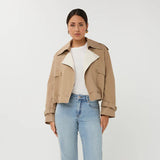 Simone Bubble Short Trench Coat