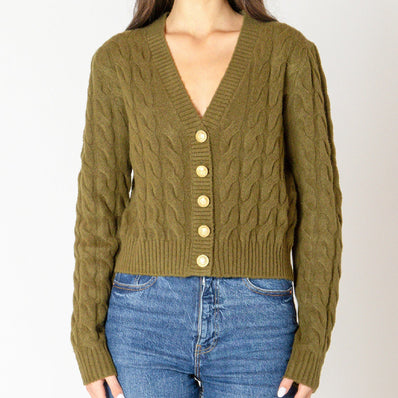 Viola Cable Knit Cardigan