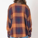 Katrina Textured Plaid Top
