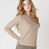 Bennie Boatneck Textured Top
