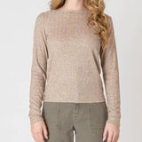 Bennie Boatneck Textured Top